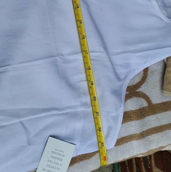 Eloqui sleeveless tie blouse 1X‎ - Picture 9 of 9